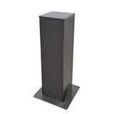 12X12X41" Brown Metal Pedestal Display Glorifier Riser Stand Highend Sculpture 10143