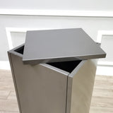12X12X41" Brown Metal Pedestal Display Glorifier Riser Stand Highend Sculpture 10143