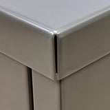 12X12X41" Brown Metal Pedestal Display Glorifier Riser Stand Highend Sculpture 10143