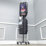 30 Pocket Mesh File Holder Magazine Rotating Rack Literature Display Floor Stand 10156