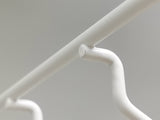 FixtureDisplays® Bucket Rotating Display Rack, White Metal Retail Rack Can Hold (but not including) 24 Plastic Clear Bin 10157