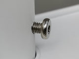 FixtureDisplays? Bucket Rotating Display Rack, White Metal Retail Rack Can Hold (but not including) 24 Plastic Clear Bin 10157