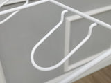 FixtureDisplays? Bucket Rotating Display Rack, White Metal Retail Rack Can Hold (but not including) 24 Plastic Clear Bin 10157
