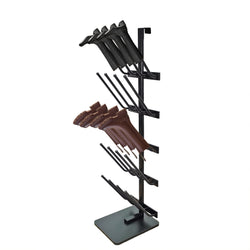 10-Pair Boots Rack 5 Tier Organizer Floor Standing Door Mount Wallmount 10159