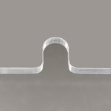 Clear Acrylic Plexiglass Keyboard Cover 20X7.8X2.5, five sided tray organizer 10160