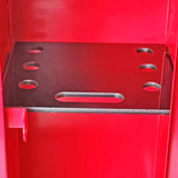 4.2X4.2X11" Red Mini Metal Locker with Key Lock Small Personal Storage Cabinet 10161-new