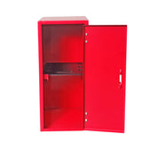 4.2X4.2X11" Red Mini Metal Locker with Key Lock Small Personal Storage Cabinet 10161-new