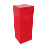 4.2X4.2X11" Red Mini Metal Locker with Key Lock Small Personal Storage Cabinet 10161-new