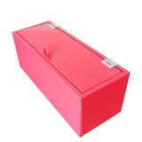 4.2X4.2X11" Red Mini Metal Locker with Key Lock Small Personal Storage Cabinet 10161-new