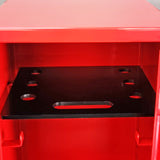 Mini Metal Locker With Key And Lock Red 4.2X4.2X11" Great For Kids Treasure Box 10161