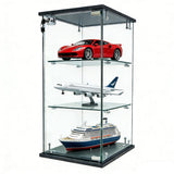 12.3X14.3X27" Clear Glass Showcase 3-Tier Countertop Display Collectible Bakery 10162