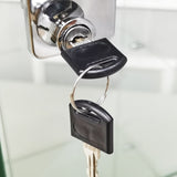 12.3X14.3X27" Clear Glass Showcase 3-Tier Countertop Display Collectible Bakery 10162