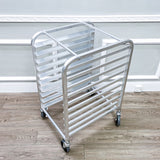 Foodservice Speed Rack Commercial Aluminum 10-Tier Sheet Pan Storage Display 10163