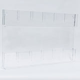 Acrylic Literature Rack Wall-mount Magazine Holder 12/24 Pockets in 2 Panels 10166
