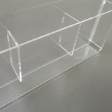Acrylic Literature Rack Wall-mount Magazine Holder 12/24 Pockets in 2 Panels 10166