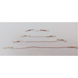 6 2 End Looped White Cotton Cord 100PK101708