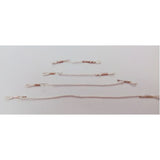6 2 End Looped White Cotton Cord 100PK101708
