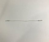 10 Dual-End Looped White Cotton Cord Barbed Cord Loop Band with Metal Barbs 100PK 101710