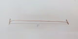 10 Dual-End White Cotton Cord Barbed Cord Band with Metal Barbs 100PK 101714