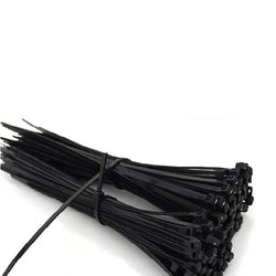3 100PK Black Network Cable Cord Wire Tie Strap Zip Tie Nylon101720