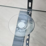 48X38X18" Half Vision Glass Showcase Wood Cabinet Floor Stand Retail Collector 10172