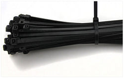 8 100PK Black Network Cable Cord Wire Tie Strap Zip Tie Nylon101723