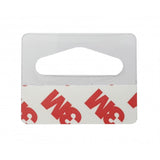 Peg Hook Clear Hang Tabs   1 3/8h x 1 5/8w   100 PK 101725