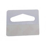 Peg Hook Clear Hang Tabs   1 3/8h x 1 5/8w   100 PK 101725