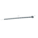 5PK Hanging Merchandising Strip Display Plastic Clip On Strips101727