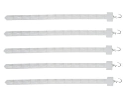 5PK Hanging Merchandising Strip Display Plastic Clip On Strips101727