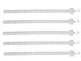 5PK Hanging Merchandising Strip Display Plastic Clip On Strips101727