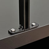 48X38X18" Half Vision Glass Showcase Wood Cabinet Floor Stand Retail Collector 10172