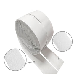 15 Feet 1 White Self Adhesive Hook & Loop Tape Fastener101730 101730