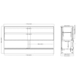 70X38X18" Half Vision Glass Showcase Wood Cabinet Floor Stand Retail Collector 10173