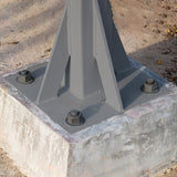 4 PIECES 4x4" Steel Plate 6GA Base for Structure Support Weldable Metal Plate 10179-4PK