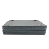 4 PIECES 4x4" Steel Plate 6GA Base for Structure Support Weldable Metal Plate 10179-4PK