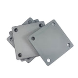 4 PIECES 4x4" Steel Plate 6GA Base for Structure Support Weldable Metal Plate 10179-4PK