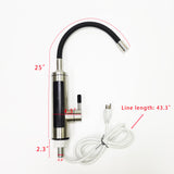 110V Tankless Heating Faucet HotWater Instant Electric Faucet w/ Digital Display 10180-FAUCET