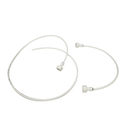 2PCS White 1/4" Water Pipes Plastic with Three 1/2-inch Water Pipe Connectors 10180-TUBE