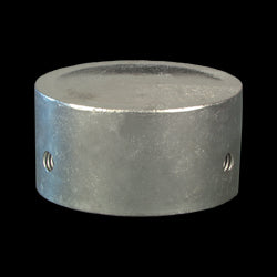 2 3/8 O.D. Round Flat Top Rain Cap
