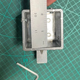 2X2 Square Tube Top Cap Cover with Sign Holder Slot #97SQF Supr-Lok Cap 1018049