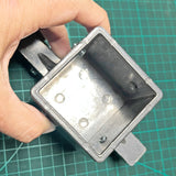 2X2 Square Tube Top Cap Cover with Sign Holder Slot #97SQF Supr-Lok Cap 1018049