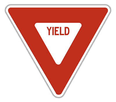 R1 2 Yield Sign 30 High Intensity Prismatic 101806
