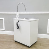 24X18X39" Portable Mobile Sink Hot Water Temperature Control Hand Wash Station 10180F