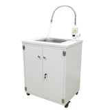 24X18X39" Portable Mobile Sink Hot Water Temperature Control Hand Wash Station 10180F