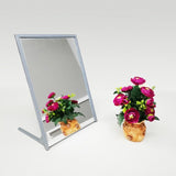 11X15X8" Shoe Fitting Glass Mirror Steel Frame Home Retail Shop Tatoo Therapy 15588