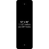 12 x 36 .080 Gauge Aluminum Sign Blank 101817