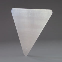 30 Triangle .080 Gauge Aluminum Sign Blank 101826