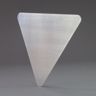 30 Triangle .080 Gauge Aluminum Sign Blank 101826