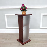 12x12x30" Table Stand Lectern Flattop Sculpture Riser Stand Side Table Dispenser 10183